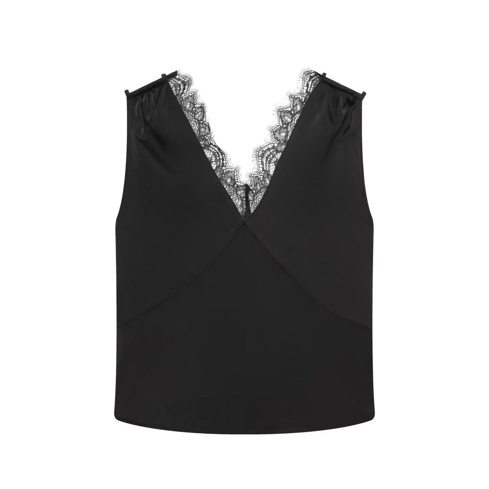 European & American Style Lace Trim Top with Asymmetrical Skirt - Spring Collection Small
European & American Style Lace Trim Top with Asymmetrical Skirt - Spring Collection Small