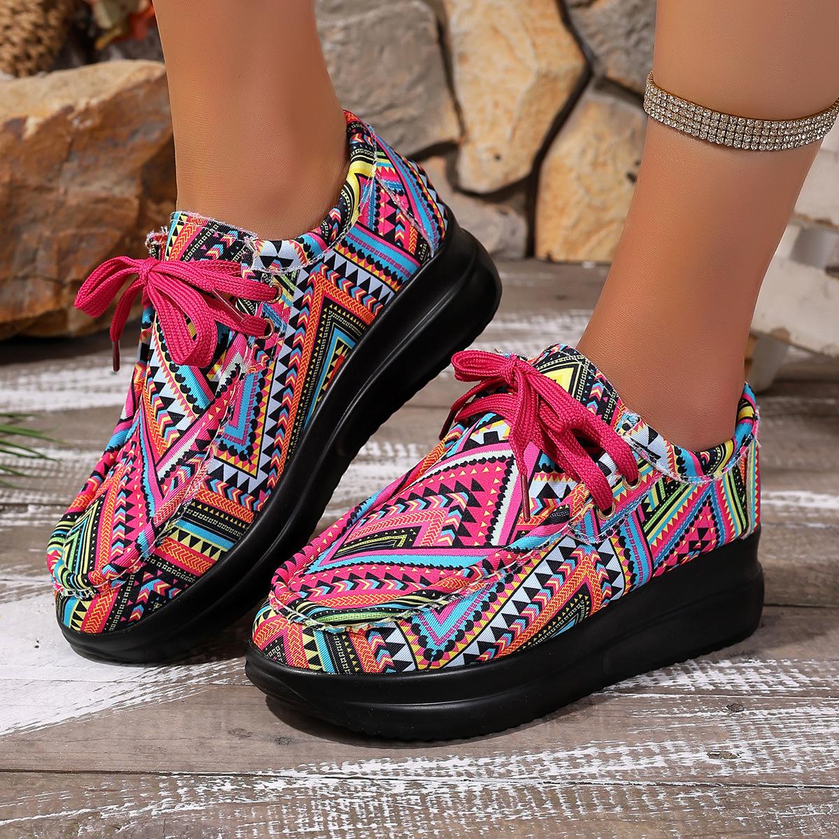 Модные женские кроссовки Осень Новые повседневные кроссовки Дамские этнические радужные парусиновые туфли Круглый носок Многоцветный принт Кроссовки на шнуровке 36 красный
Модные женские кроссовки Осень Новые повседневные кроссовки Дамские этнические радужные парусиновые туфли Круглый носок Многоцветный принт Кроссовки на шнуровке 36 красный