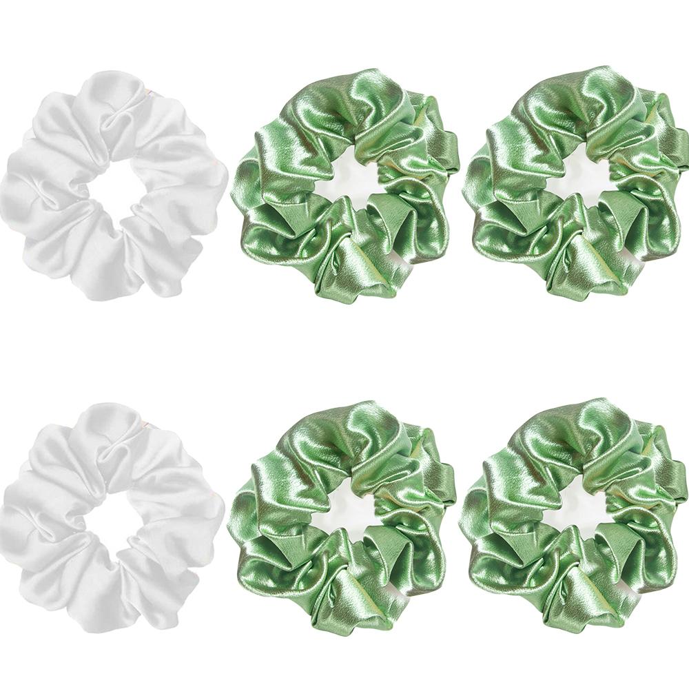 6pcs Satin Scrunchies Girls Ponytail Holder Ties Rubber Band Elastic Hair Band Wedding Party Bridal Shower Bride Bridesmaid Gift
6pcs Satin Scrunchies Girls Ponytail Holder Ties Rubber Band Elastic Hair Band Wedding Party Bridal Shower Bride Bridesmaid Gift