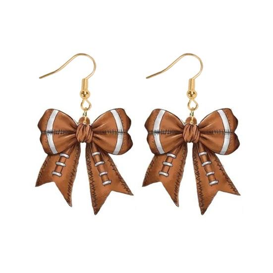 1 Pair Sports Ball Bow Hook Earrings 2D Acrylic Rugby Football Tennis Baseball Basketball Bowknot Dangle Drop Earrings Sports Lovers Gifts
1 Pair Sports Ball Bow Hook Earrings 2D Acrylic Rugby Football Tennis Baseball Basketball Bowknot Dangle Drop Earrings Sports Lovers Gifts