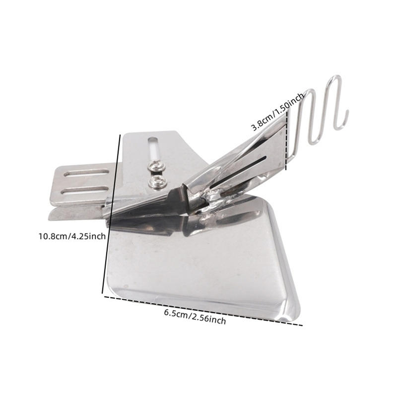 Adjustable Flat Seamer Double Folder Binding Attachment Tape Household Sewing Machine Double Wrapping Pull Cylinder 38mm срібний
Adjustable Flat Seamer Double Folder Binding Attachment Tape Household Sewing Machine Double Wrapping Pull Cylinder 38mm срібний