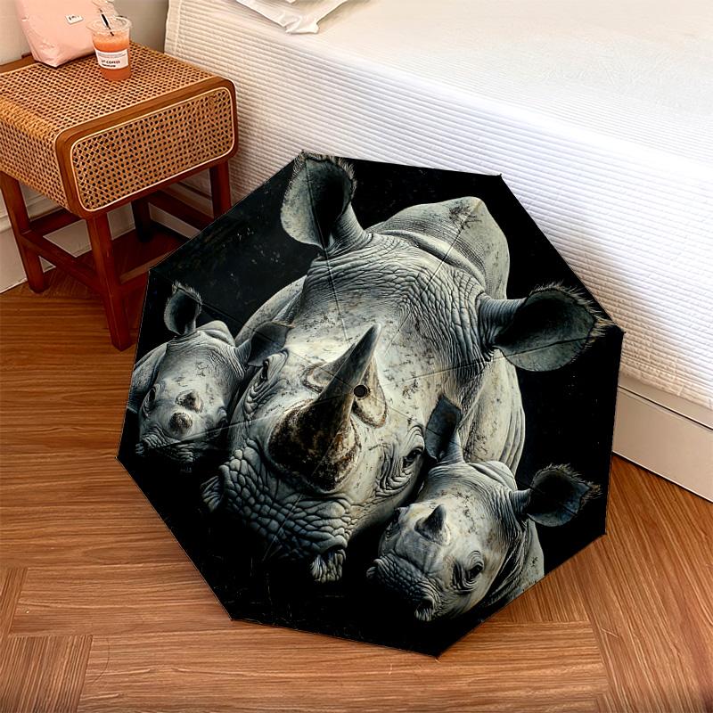 1 PC Automatic Folding Umbrella - Rhinoceros Pattern, Portable & Foldable Design with 8 Ribs, Christmas Birthday Gifts
1 PC Automatic Folding Umbrella - Rhinoceros Pattern, Portable & Foldable Design with 8 Ribs, Christmas Birthday Gifts