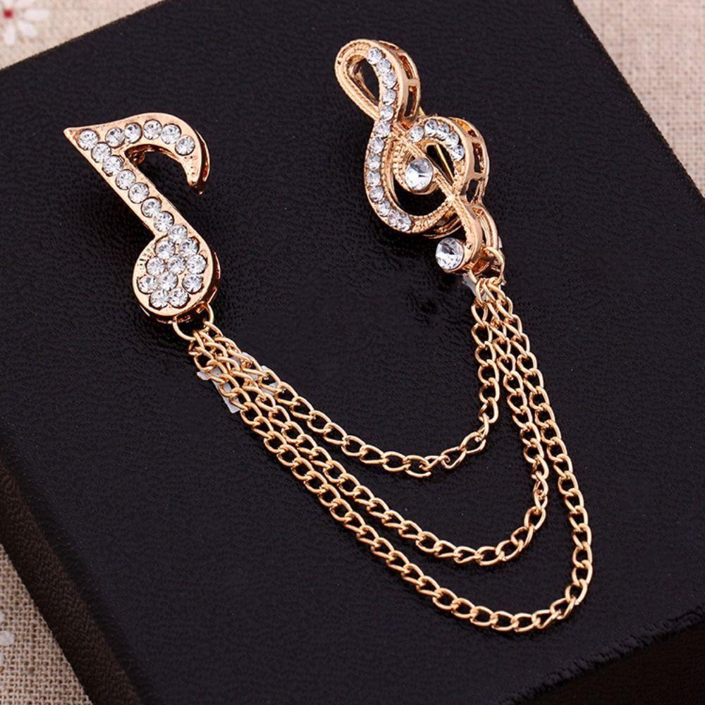 Teacher Gifts Musical Note Brooch Clothes Accessories Sweater Coat Collar Pin Korean Style Badge золотий
Teacher Gifts Musical Note Brooch Clothes Accessories Sweater Coat Collar Pin Korean Style Badge золотий