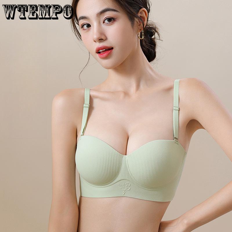 Half Cup Lingerie for Women Seamless Breathable Gathered Anti Sagging No Steel Ring Bra 38/85B вина червоного кольору
Half Cup Lingerie for Women Seamless Breathable Gathered Anti Sagging No Steel Ring Bra 38/85B вина червоного кольору