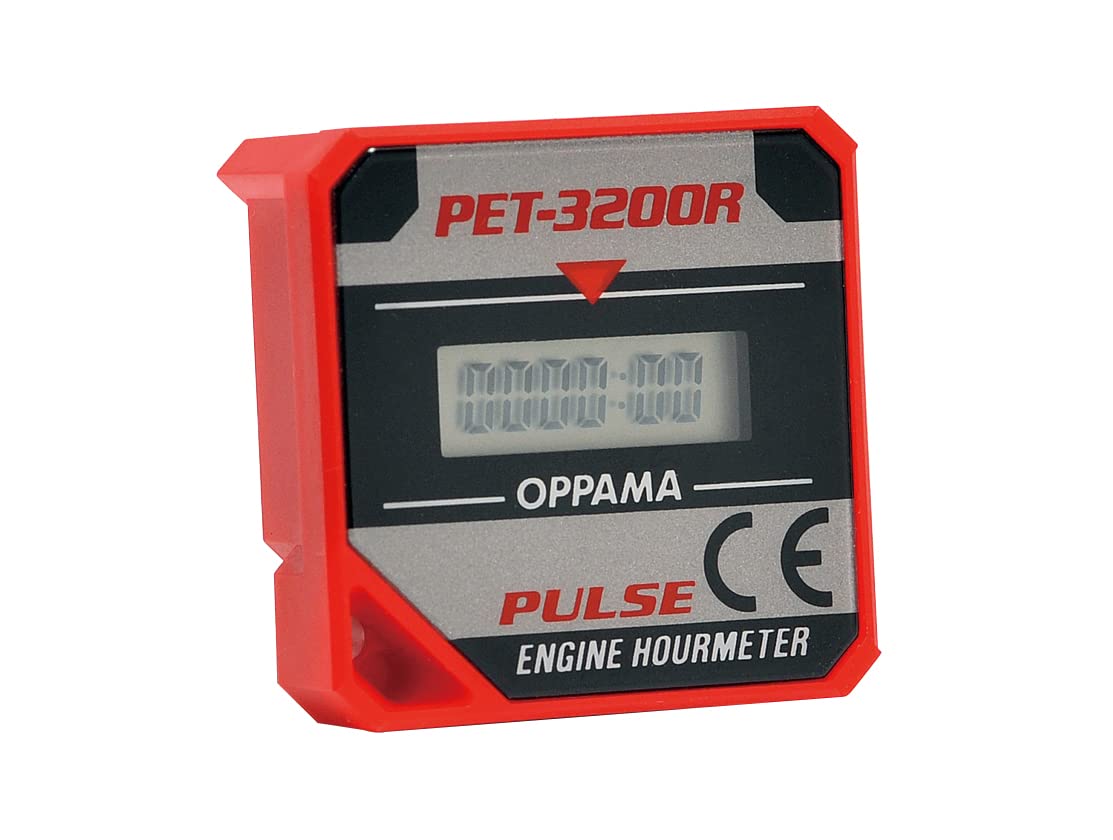KITACO Engine Hour Meter Equipped PET-3200R OPPAMA PET Pulse Sensing Method for Gasoline Engine Vehicles 752-0600022
KITACO Engine Hour Meter Equipped PET-3200R OPPAMA PET Pulse Sensing Method for Gasoline Engine Vehicles 752-0600022