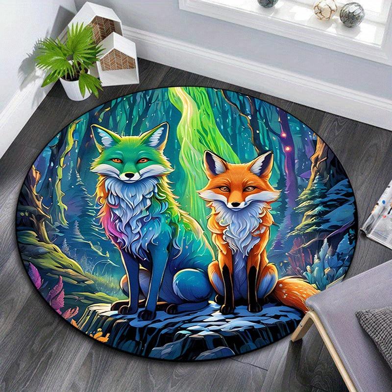 1pc Soft, Absorbent & Non Slip Mysterious Fox Round Rug Soft Circle Rug for Living Room & Bedroom Decor, Chair Mats, and Unforgettable Home 80cm by 80cm
1pc Soft, Absorbent & Non Slip Mysterious Fox Round Rug Soft Circle Rug for Living Room & Bedroom Decor, Chair Mats, and Unforgettable Home 80cm by 80cm