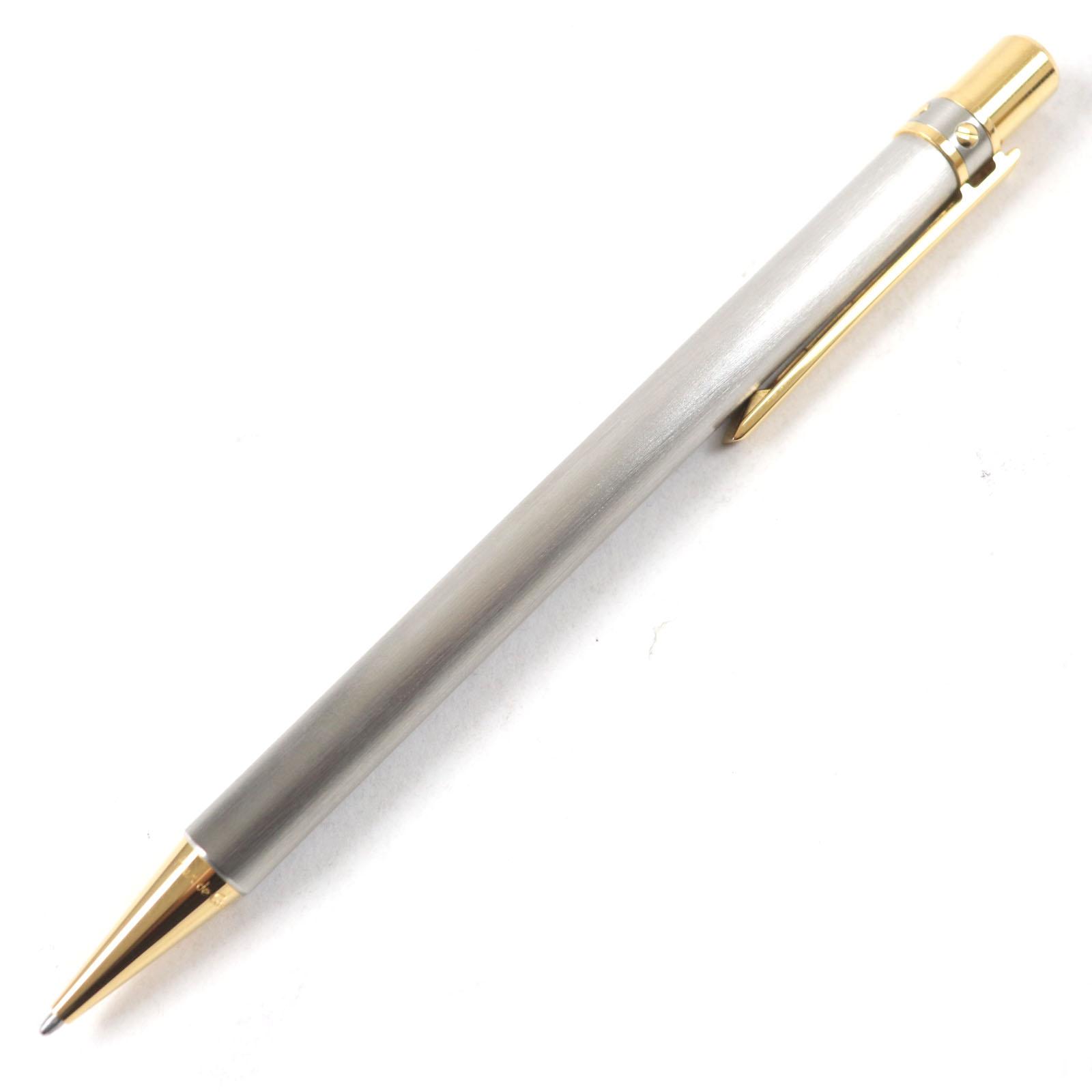 Excellent Cartier Ballpoint pen Logo engraved twist style Silver gold mens Used
Excellent Cartier Ballpoint pen Logo engraved twist style Silver gold mens Used