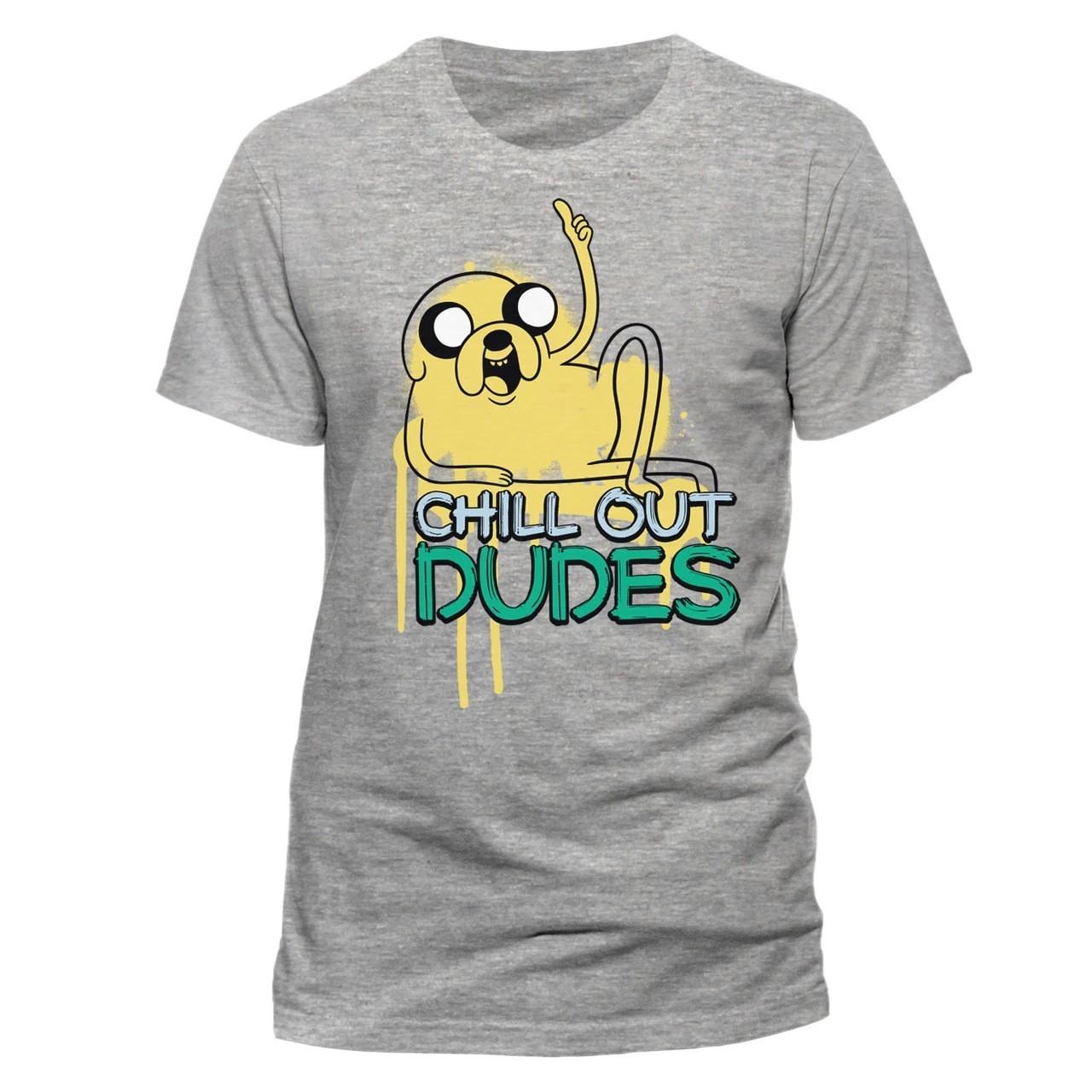 Officially Licensed Adventure Time Jake Chill Out Dudes Mens Grey 100% Cotton T-shirt Mens Womens Tees Top M
Officially Licensed Adventure Time Jake Chill Out Dudes Mens Grey 100% Cotton T-shirt Mens Womens Tees Top M
