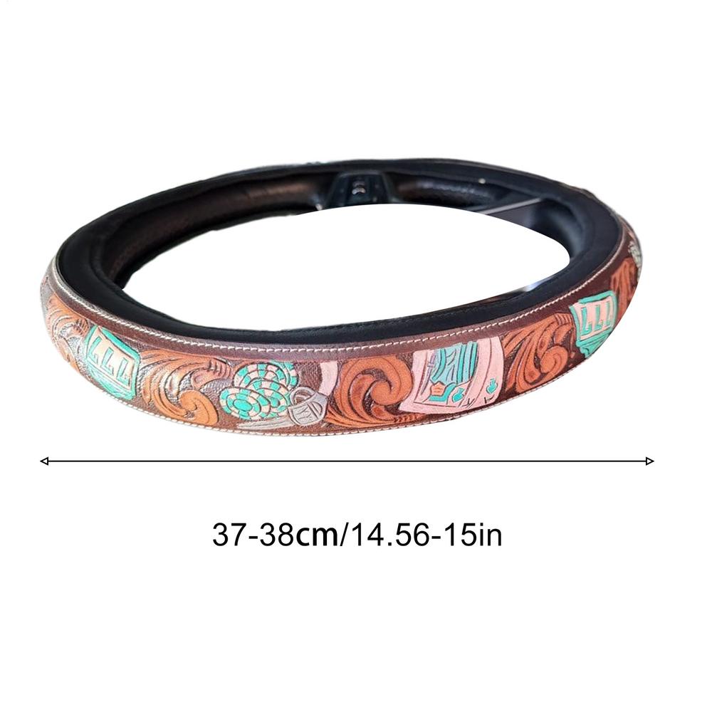 Steering Wheel Cover Cowboy Decor For Truck Interior Wear-Resistant Breathable Steering Wheel Cover For Car Truck SUV Sedan Van
Steering Wheel Cover Cowboy Decor For Truck Interior Wear-Resistant Breathable Steering Wheel Cover For Car Truck SUV Sedan Van