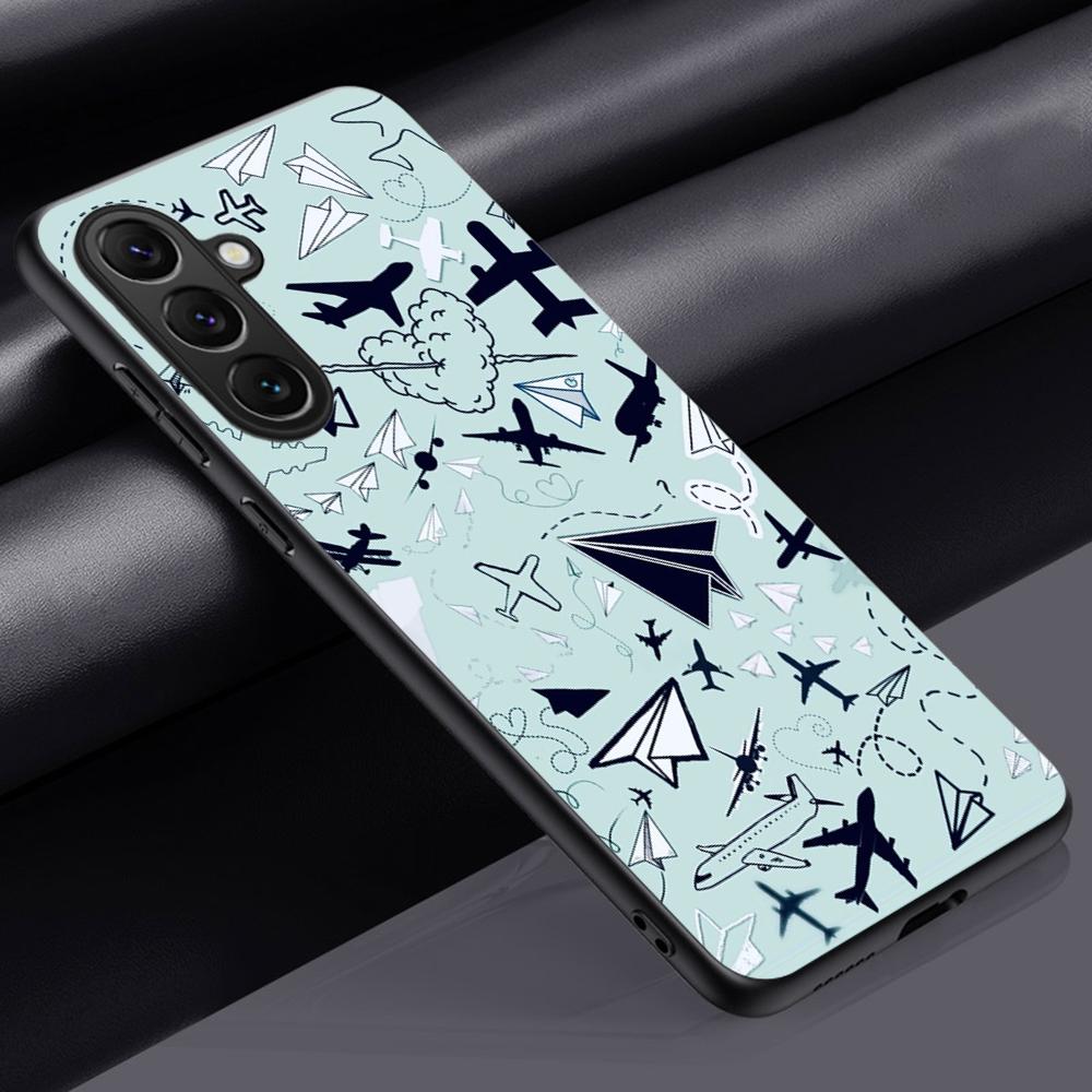 Travel inspired plane patten design Phone Case For Samsung Galaxy S26 S25 S24 S23 S22 S21 Plus Ultra Note20 Soft Black Galaxy S24
Travel inspired plane patten design Phone Case For Samsung Galaxy S26 S25 S24 S23 S22 S21 Plus Ultra Note20 Soft Black Galaxy S24