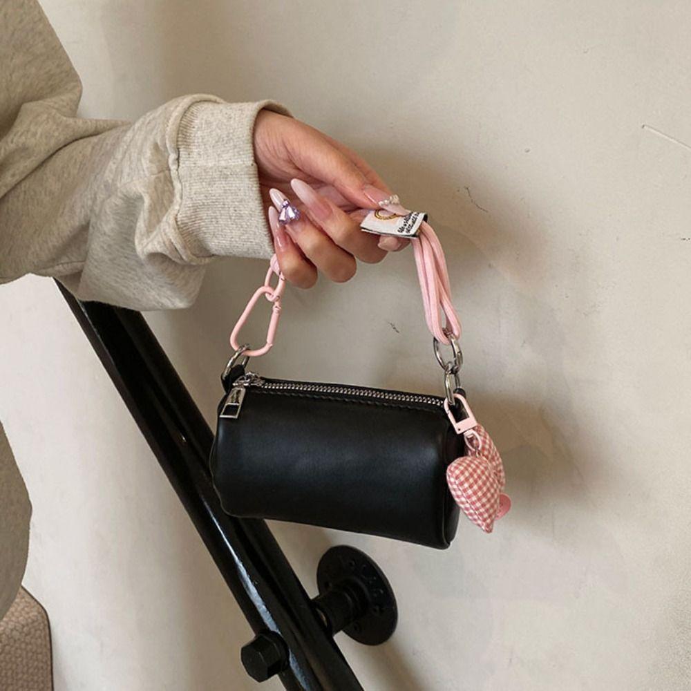 Mini Shoulder Bag Korean Style Cylindrical Bag Sweet Bow Crossbody Bag Outdoor рожевий
Mini Shoulder Bag Korean Style Cylindrical Bag Sweet Bow Crossbody Bag Outdoor рожевий