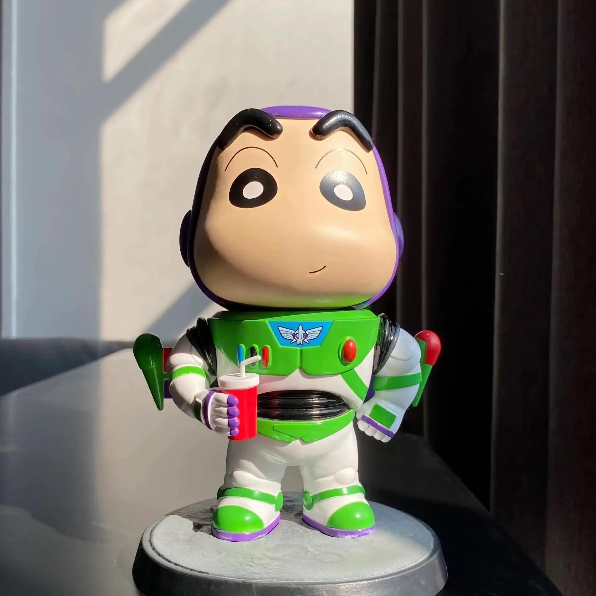 Crayon Shin-chan Cosplay Woody Buzz Lightyear Cowboy Handmade Model Decoration Doll Fans Birthday Gift Toys GK Shin chan Series 11CM
Crayon Shin-chan Cosplay Woody Buzz Lightyear Cowboy Handmade Model Decoration Doll Fans Birthday Gift Toys GK Shin chan Series 11CM