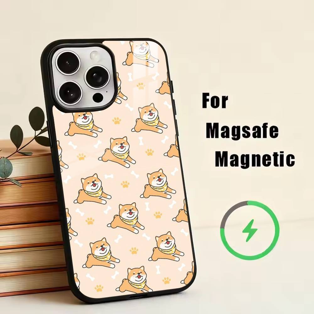 Cute Dog Shiba Inu Phone Case For iPhone17,16,15,14,13,12,11 Plus,Pro Magnetic For Magsafe Wireless Charging iPhone12mini
Cute Dog Shiba Inu Phone Case For iPhone17,16,15,14,13,12,11 Plus,Pro Magnetic For Magsafe Wireless Charging iPhone12mini