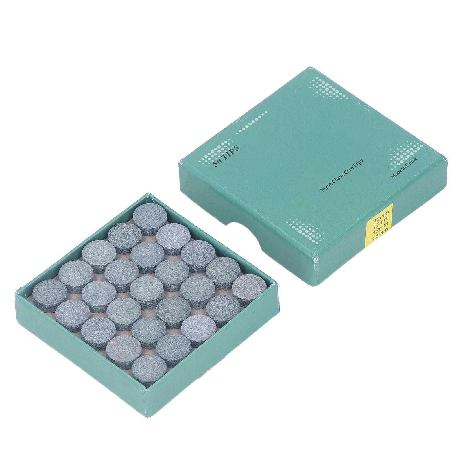 50 шт. насадок для кия для бильярда, сменные насадки для киев и аксессуаров для снукера 12mm
50 шт. насадок для кия для бильярда, сменные насадки для киев и аксессуаров для снукера 12mm