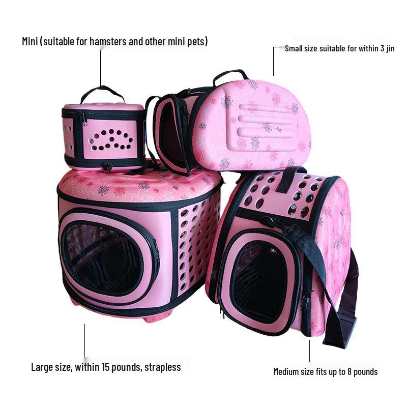 Переноска для питомцев из ЭВА: Портативная, дышащая сумка/рюкзак для собак и кошек Mini Plain (No Black Available) розовый
Переноска для питомцев из ЭВА: Портативная, дышащая сумка/рюкзак для собак и кошек Mini Plain (No Black Available) розовый