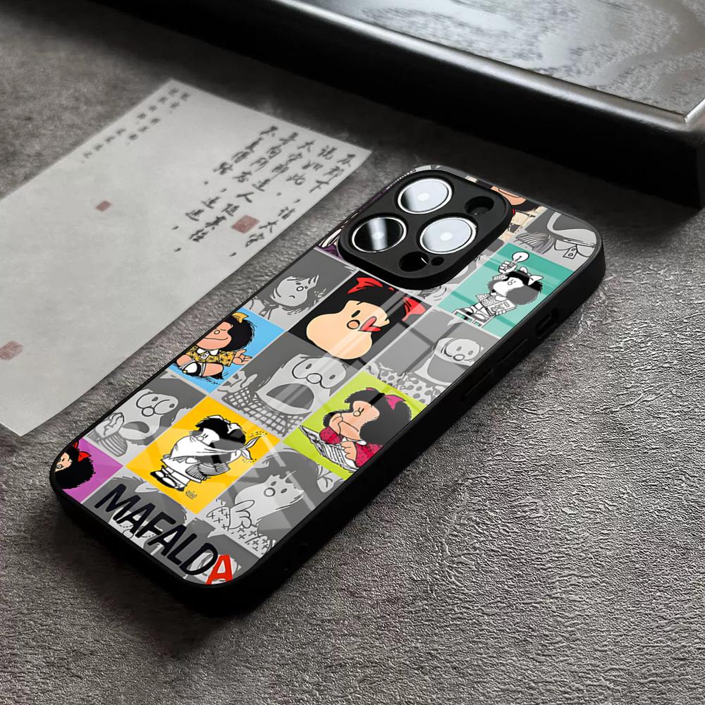 Cartoon Mafalda Cute Phone Case For IPhone 15 Pro Max 14 Plus 17 Pro Max 12 11 13 X XR XS 16 Plus Air SE Glass Cover iPhone15
Cartoon Mafalda Cute Phone Case For IPhone 15 Pro Max 14 Plus 17 Pro Max 12 11 13 X XR XS 16 Plus Air SE Glass Cover iPhone15