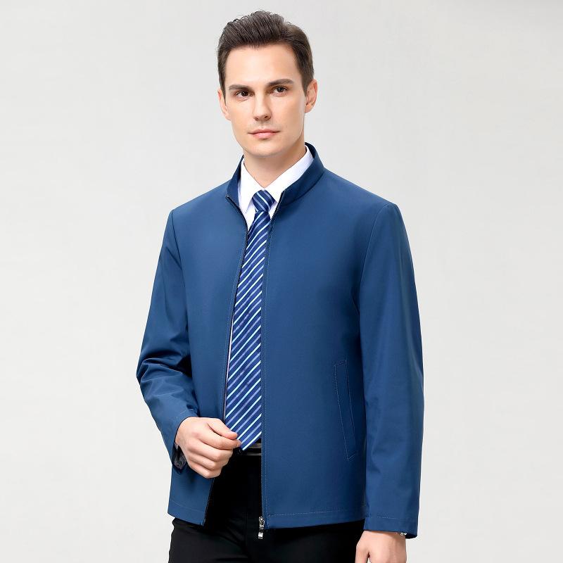 Spring and Autumn New Jacket Men s Solid Color Stand Collar Middle-aged and Elderly Versatile Zipper Dad Jacket Coat Thin Top 195
Spring and Autumn New Jacket Men s Solid Color Stand Collar Middle-aged and Elderly Versatile Zipper Dad Jacket Coat Thin Top 195