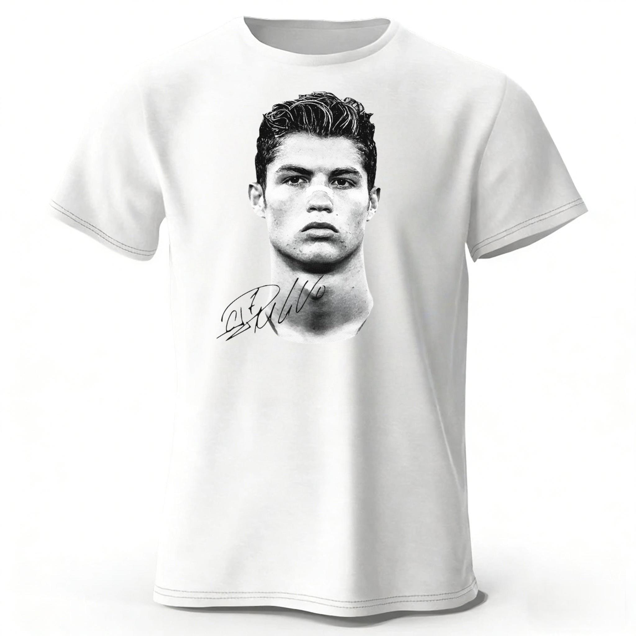 Latest Ronaldo Commemorative Limited Edition Cotton Short Sleeve Summer Mens Comfortable Loose Large Running Fitness Tshirt 4XL
Latest Ronaldo Commemorative Limited Edition Cotton Short Sleeve Summer Mens Comfortable Loose Large Running Fitness Tshirt 4XL