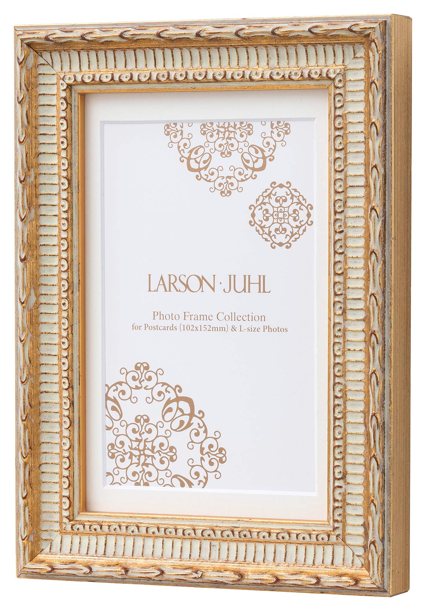 Берлинская фоторамка для кабинета дюйм 127x178мм с вырезом для открытки размер паспарту Золото Larson-Juhl (5x7 = внутри) (окно 94x142мм) белый
Берлинская фоторамка для кабинета дюйм 127x178мм с вырезом для открытки размер паспарту Золото Larson-Juhl (5x7 = внутри) (окно 94x142мм) белый