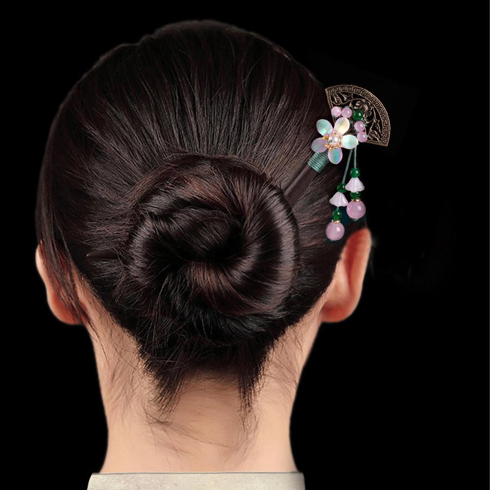 Temperament Women Flower Tassel Girls Hanfu Headdress Hair Chopsticks Hair Fork Wooden Hairpin G
Temperament Women Flower Tassel Girls Hanfu Headdress Hair Chopsticks Hair Fork Wooden Hairpin G