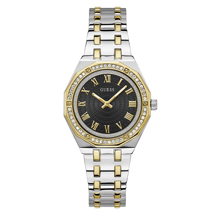 Guess Ladies 2-Tone Octagon Watch - Crystal Bezel Black Dial Stainless Steel Strap GW0770L4
Guess Ladies 2-Tone Octagon Watch - Crystal Bezel Black Dial Stainless Steel Strap GW0770L4
