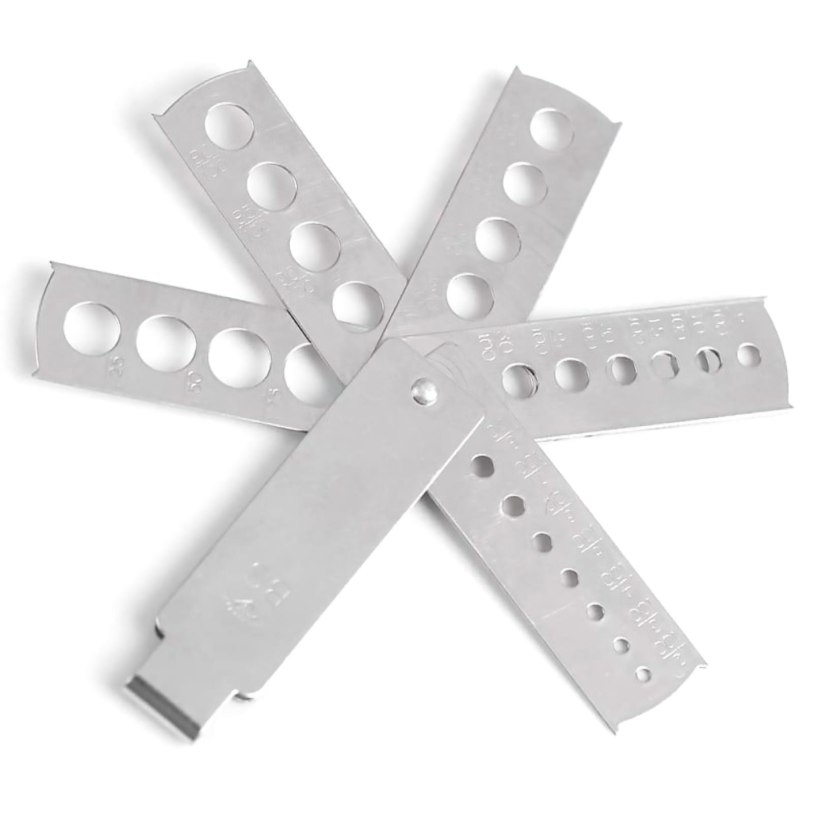 1Pc Gem Jewelry Measuring Tool Stainless Steel Diamond Gem Fan Gauge Stone Measuring Tool Jewellry Measuring Making Tool Kit United States
1Pc Gem Jewelry Measuring Tool Stainless Steel Diamond Gem Fan Gauge Stone Measuring Tool Jewellry Measuring Making Tool Kit United States