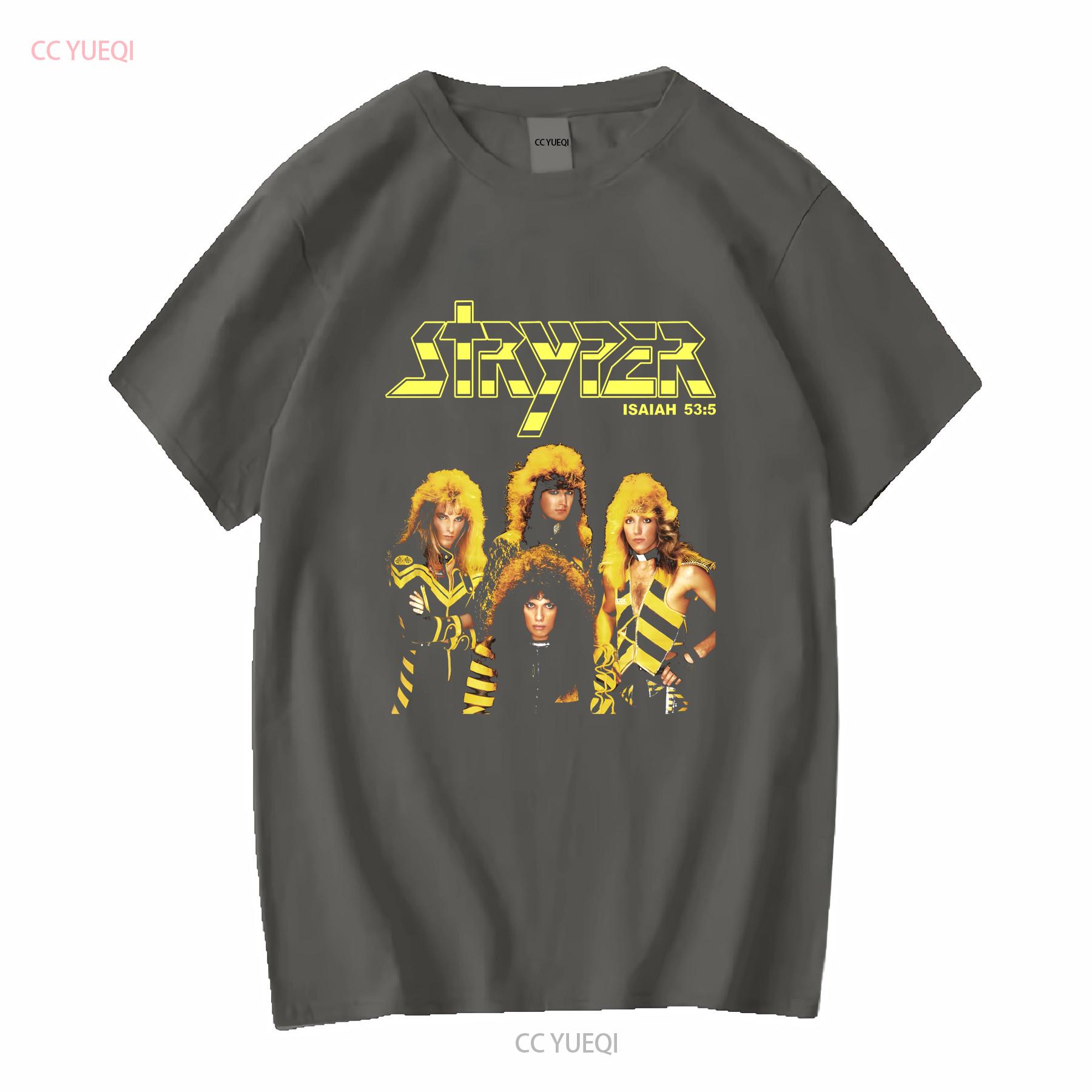Stryper T shirt Band Isaiah 53 5 To Hell With the Devil S long or short sleeves vintage Washed Breathable Unisex Versatile 4XL
Stryper T shirt Band Isaiah 53 5 To Hell With the Devil S long or short sleeves vintage Washed Breathable Unisex Versatile 4XL
