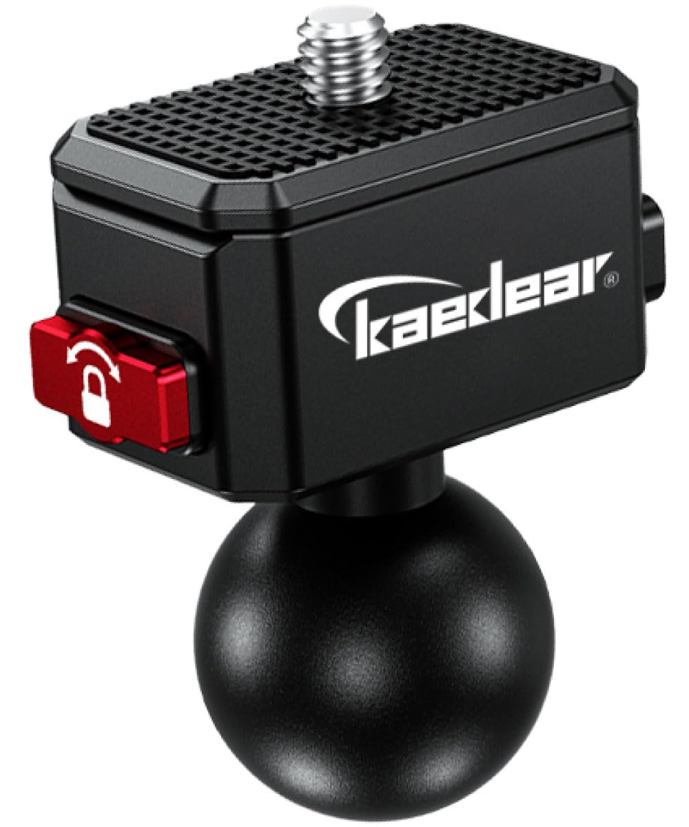 Kaedear Bike Action Camera Motorcycle Clip Wearable Bike Camera Mount, Mount, Camera, Mount, Aluminum, 1/4, KDR-R22A (1/4)
Kaedear Bike Action Camera Motorcycle Clip Wearable Bike Camera Mount, Mount, Camera, Mount, Aluminum, 1/4, KDR-R22A (1/4)