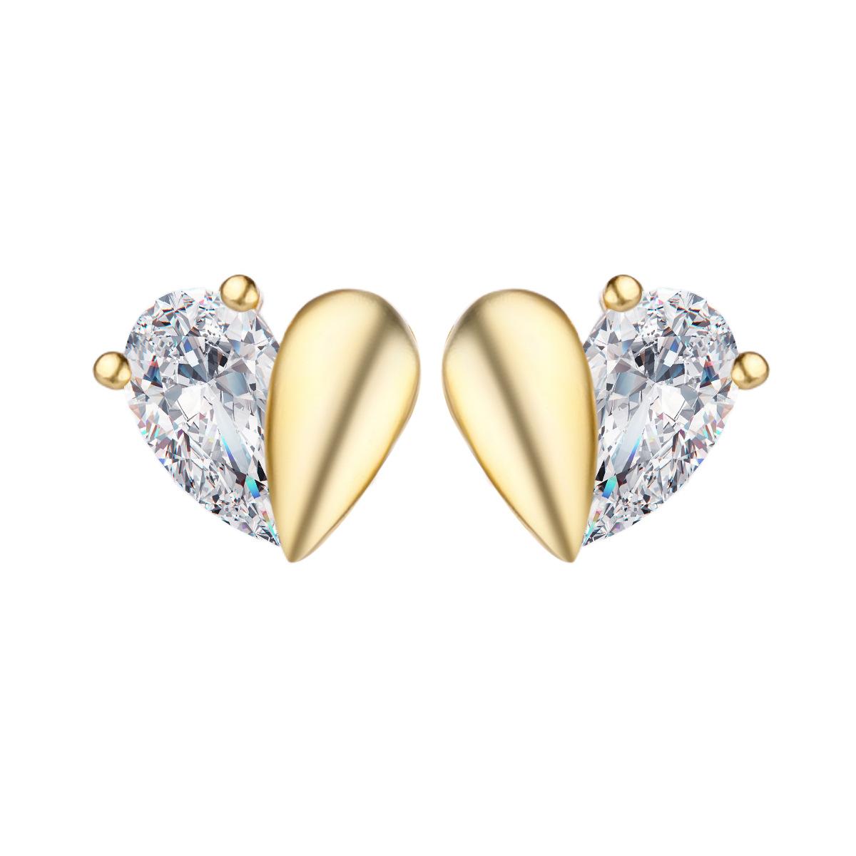 925 Silver Splicing Love Stud Earrings Light Luxury Small Exquisite Peach Heart Earrings 18K Gold Cold Wind Heart Earrings 925 silver
925 Silver Splicing Love Stud Earrings Light Luxury Small Exquisite Peach Heart Earrings 18K Gold Cold Wind Heart Earrings 925 silver