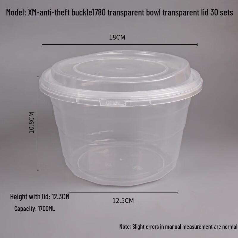 Disposable Round Food Containers with Lids
Disposable Round Food Containers with Lids