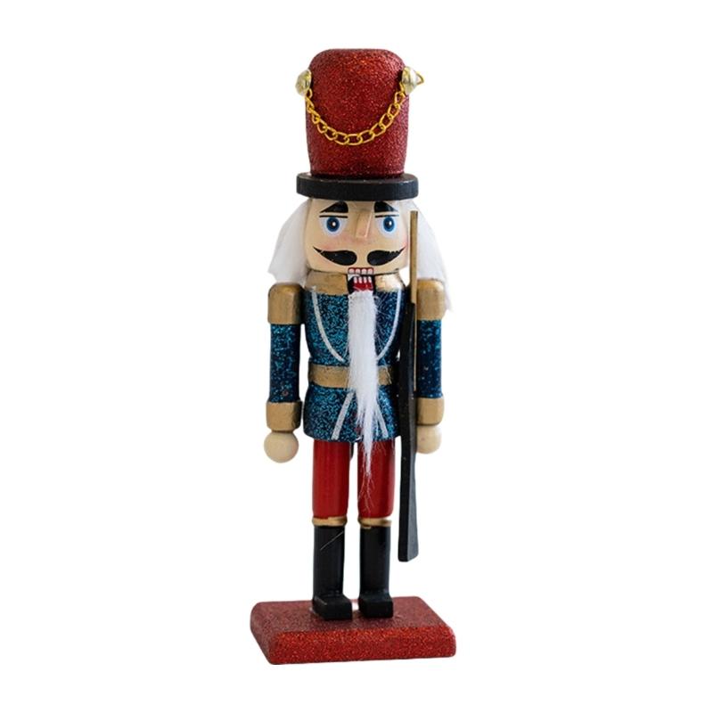 Festival Wood Nutcrackers Puppet Traditional King Soldier Figure 16cm Figurine Ornament Christmas Holiday Decoration
Festival Wood Nutcrackers Puppet Traditional King Soldier Figure 16cm Figurine Ornament Christmas Holiday Decoration