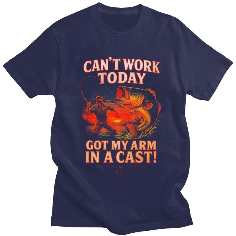 Cant Work Today Arm In A Cast Fishing T Shirt Men Angler Fishman Lover Tshirts Streetwear Tee Tops 100 Cotton Slim Fit Tshirt 4XL
Cant Work Today Arm In A Cast Fishing T Shirt Men Angler Fishman Lover Tshirts Streetwear Tee Tops 100 Cotton Slim Fit Tshirt 4XL