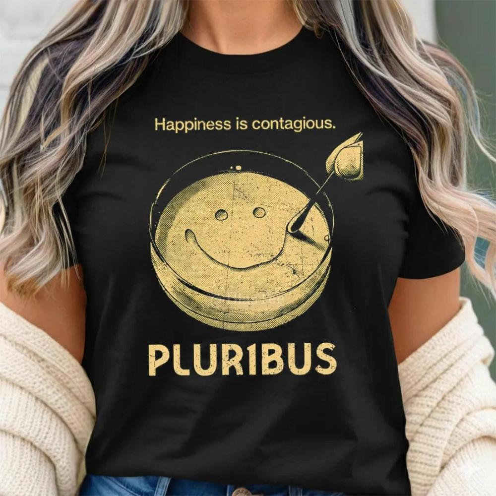 Pluribus shirt brings joy and infects Tshirt made of pure cotton for casual and loose fit Unisex streetwear shirt harajuku top M
Pluribus shirt brings joy and infects Tshirt made of pure cotton for casual and loose fit Unisex streetwear shirt harajuku top M