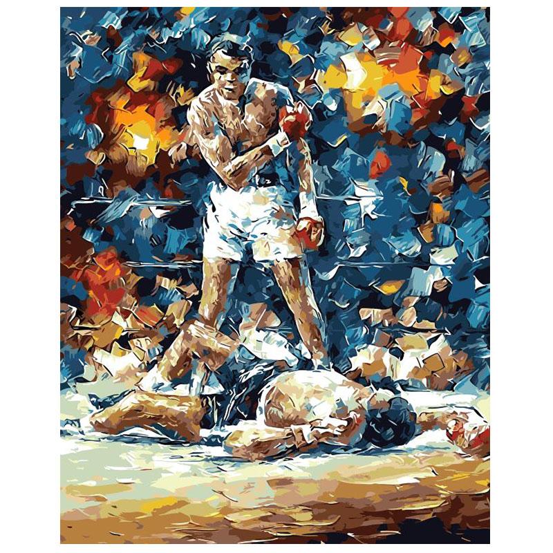 DIY Oil Painting By Numbers Handicraft Decor 40x50CM Frameless Pop Art Muhammad Ali
DIY Oil Painting By Numbers Handicraft Decor 40x50CM Frameless Pop Art Muhammad Ali