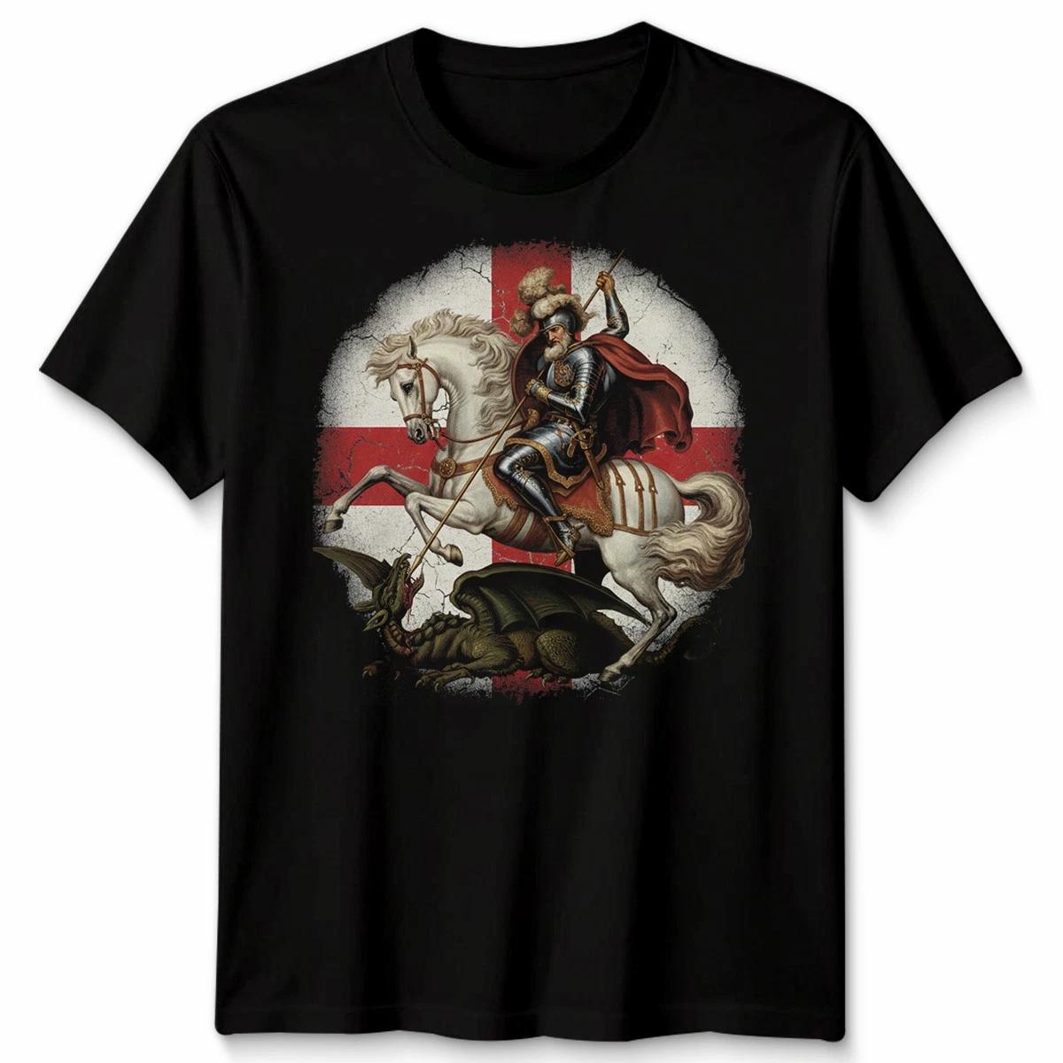 English Knight Graphic Print Unisex Tshirt St Georges Day Dragon Slayer Gift 4XL
English Knight Graphic Print Unisex Tshirt St Georges Day Dragon Slayer Gift 4XL