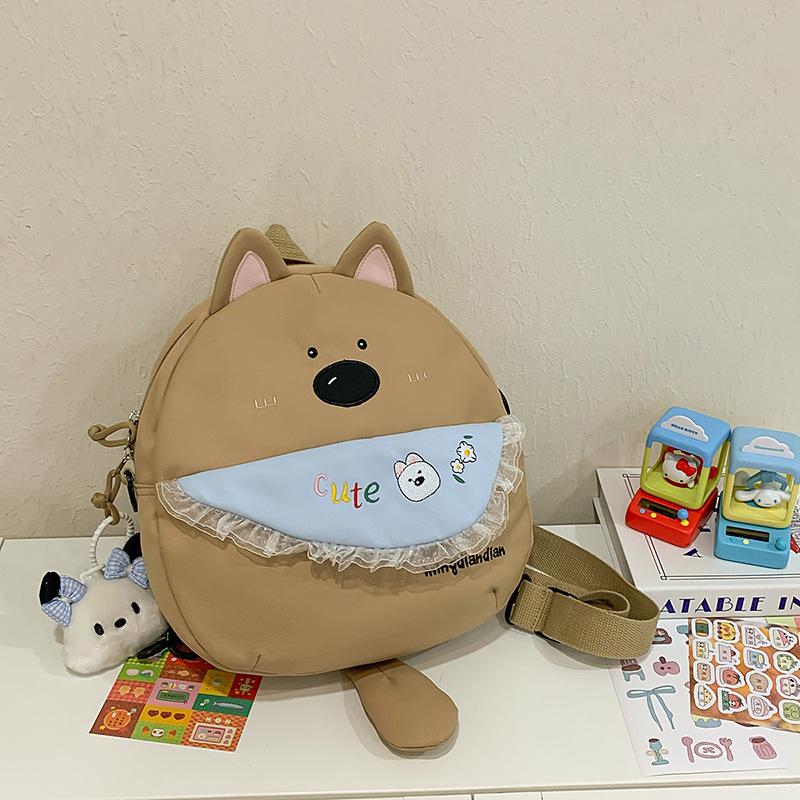 Cute cartoon bear backpack female junior high school student travel backpack multi-functional crossbody bag student class school bag trend single bag хакі
Cute cartoon bear backpack female junior high school student travel backpack multi-functional crossbody bag student class school bag trend single bag хакі