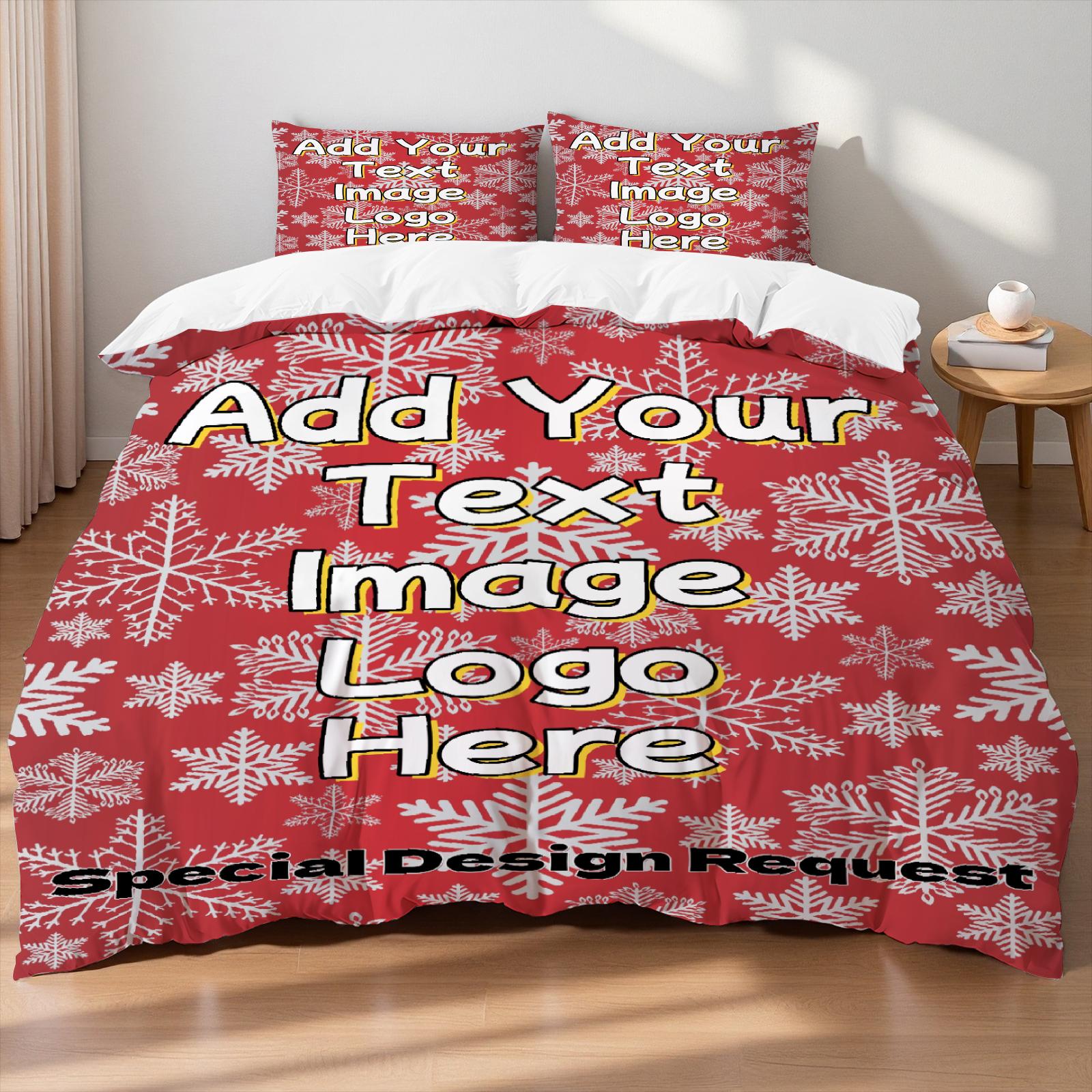 Christmas Custom Photo Bedding Set 3D Printed Duvet Cover Set Upload Your PSoft Single Double Size Bed Set For Home Decor Eu Single 135x200cm
Christmas Custom Photo Bedding Set 3D Printed Duvet Cover Set Upload Your PSoft Single Double Size Bed Set For Home Decor Eu Single 135x200cm