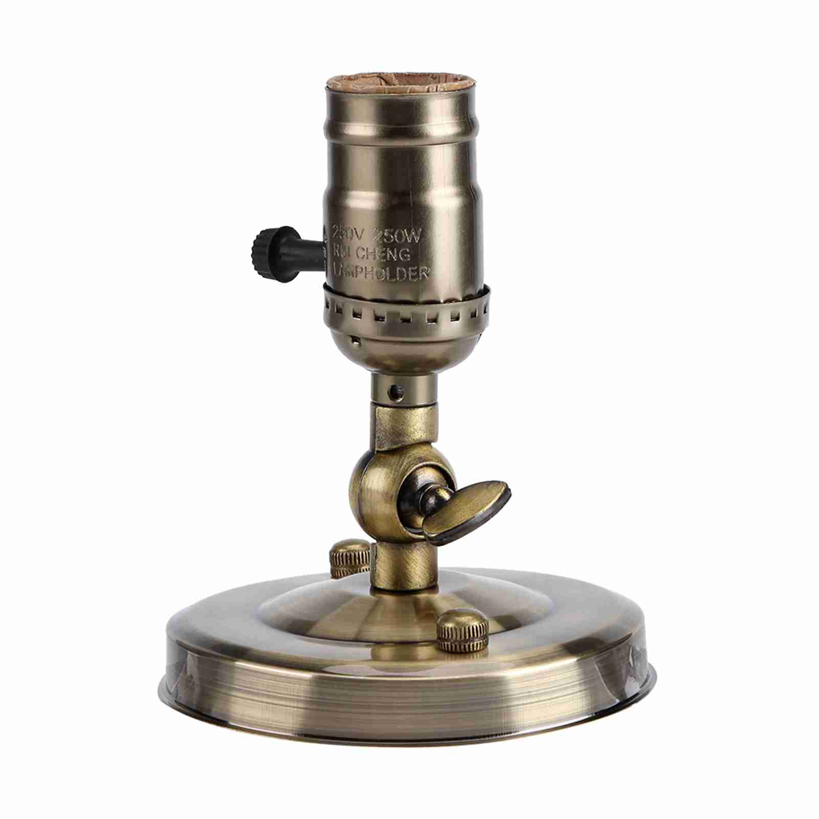 Винтажный настенный светильник E27 с выключателем для домашнего использования и украшения 220 В bronze
Винтажный настенный светильник E27 с выключателем для домашнего использования и украшения 220 В bronze