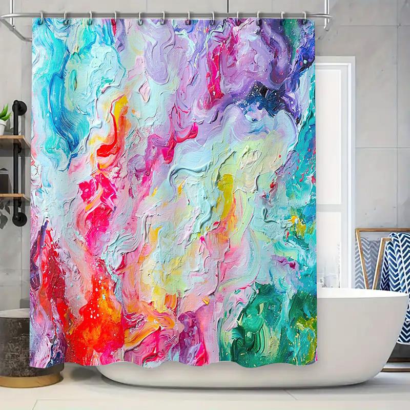 Abstract Art Shower Curtain Modern Geometric Pattern Waterproof Bathroom Decor Backdrop Washable Fabric Liner W60H190(CM)-1 Pcs
Abstract Art Shower Curtain Modern Geometric Pattern Waterproof Bathroom Decor Backdrop Washable Fabric Liner W60H190(CM)-1 Pcs