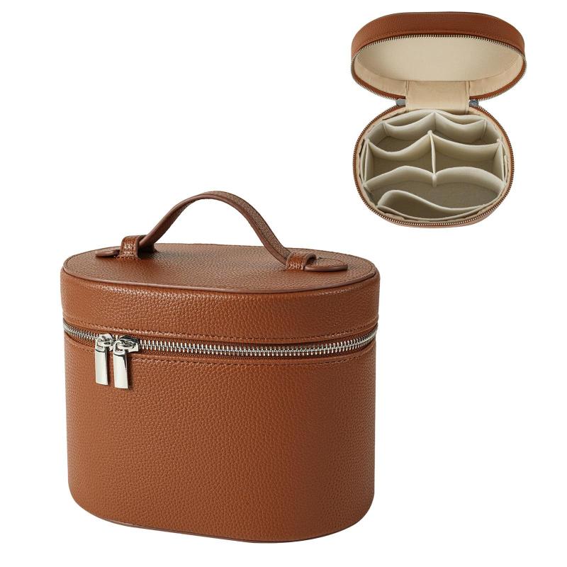 Large-capacity PU Leather Cosmetic Box With Internal Storage Box Detachable Hand-held Cosmetic Bag Zipper Travel Bag коричневый
Large-capacity PU Leather Cosmetic Box With Internal Storage Box Detachable Hand-held Cosmetic Bag Zipper Travel Bag коричневый