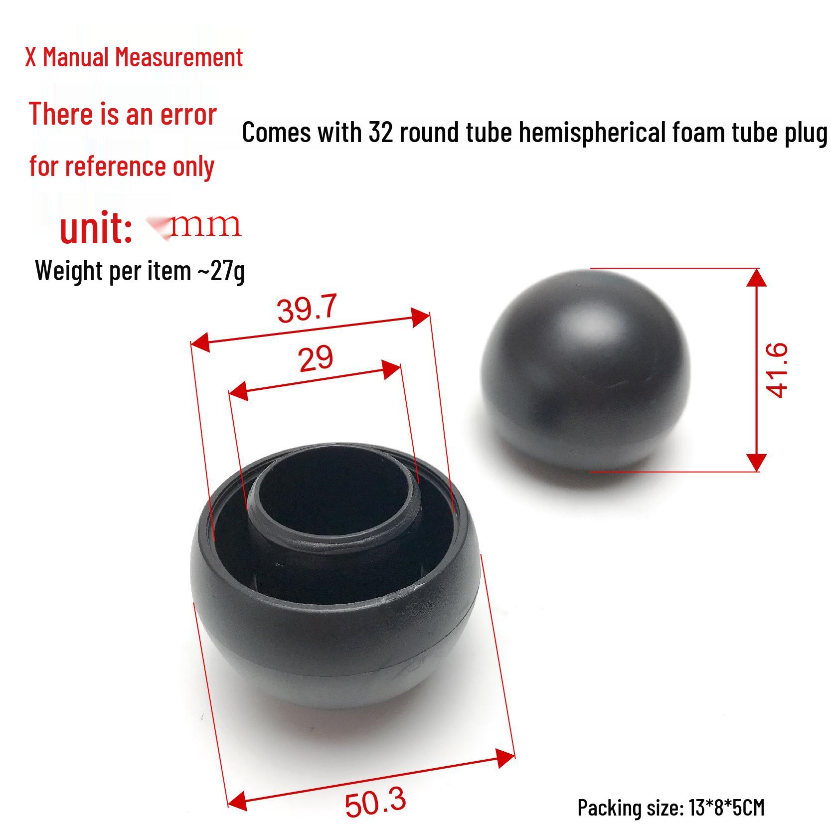 1.5 Round Tube Head Plug - Foam Stopper & Decorative Cap for Fitness Equipment
1.5 Round Tube Head Plug - Foam Stopper & Decorative Cap for Fitness Equipment