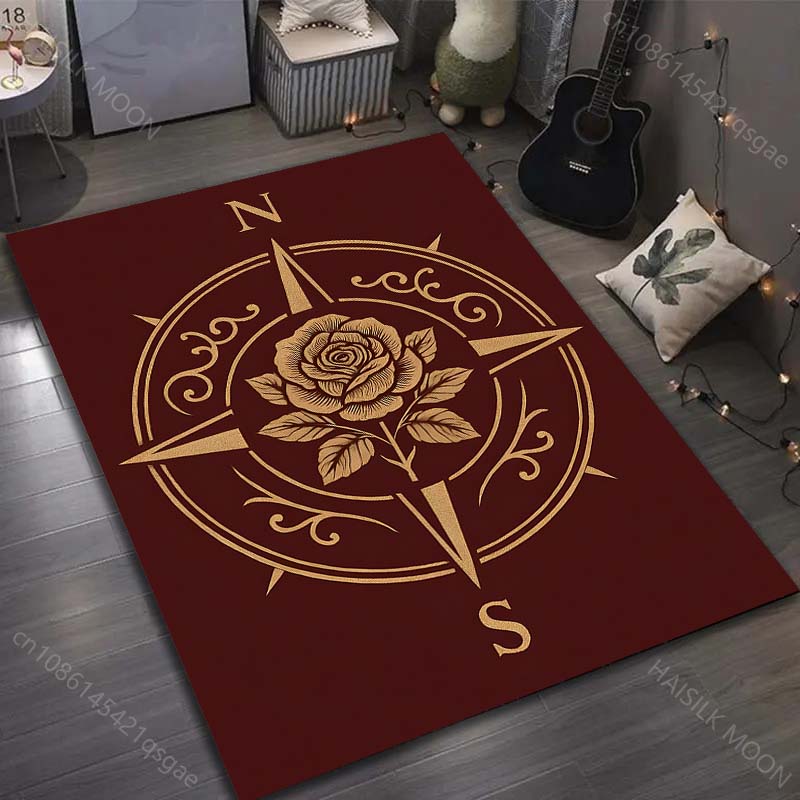 Multiple sizes Compass rose design Carpet for Living Room Bedroom Sofa Home Decor Rus Non-slip Floor Mat Luxury Gift 40cm x 60cm
Multiple sizes Compass rose design Carpet for Living Room Bedroom Sofa Home Decor Rus Non-slip Floor Mat Luxury Gift 40cm x 60cm