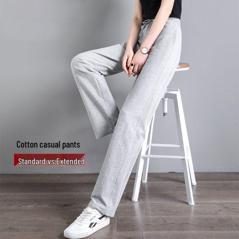 Women s Tall High-Waist Loose Wide-Leg Sweatpants - Straight Leg, Spring/Autumn, Korean Style S
Women s Tall High-Waist Loose Wide-Leg Sweatpants - Straight Leg, Spring/Autumn, Korean Style S