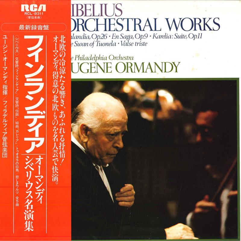 LP Record EUGENE ORMANDY,PHILADELPHIA ORCHEST - Sibelius Orchestral Works Finlandia RCL8311 RCA Japan Classical Used
LP Record EUGENE ORMANDY,PHILADELPHIA ORCHEST - Sibelius Orchestral Works Finlandia RCL8311 RCA Japan Classical Used