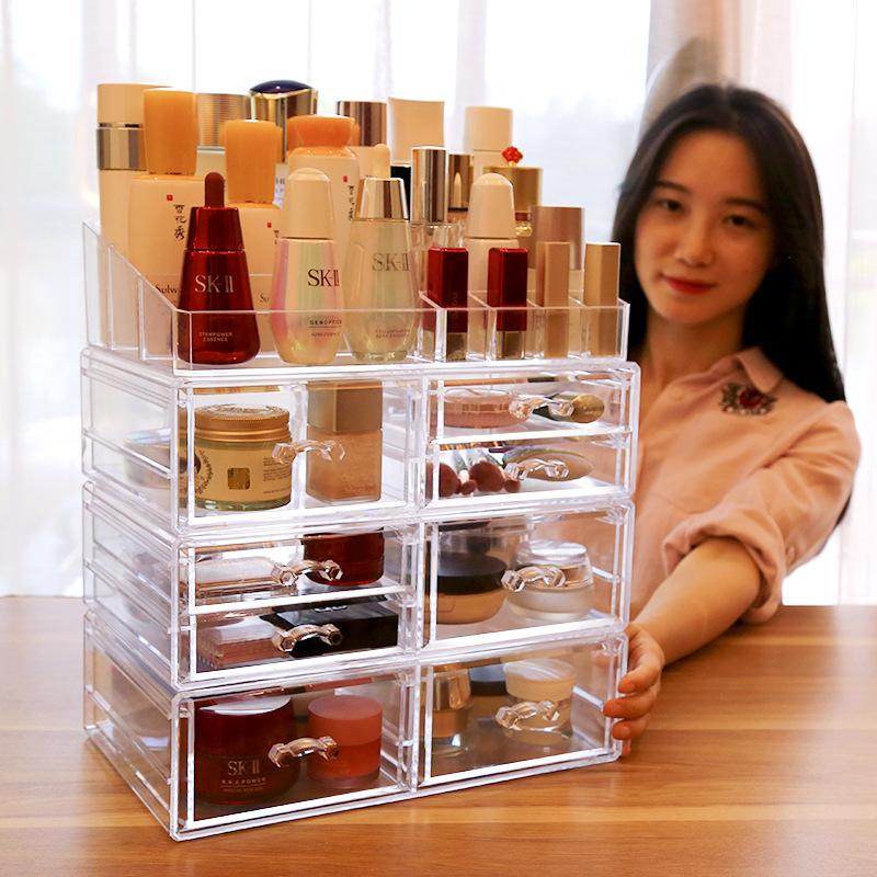 Stackable Makeup Organizer Jewelry Storage Box Acrylic Cosmetics Jewelry Display Box Transparent Drawer Powder Storage Lipstick
Stackable Makeup Organizer Jewelry Storage Box Acrylic Cosmetics Jewelry Display Box Transparent Drawer Powder Storage Lipstick
