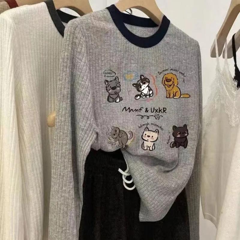 Stylish and Contrasting Color Long-sleeved Sweater for Women with Niche Design and Versatile Top XXL сірий
Stylish and Contrasting Color Long-sleeved Sweater for Women with Niche Design and Versatile Top XXL сірий