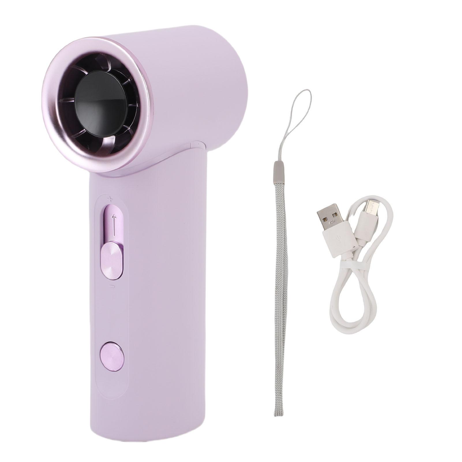 Portable Handheld Fan 100 Speeds Stepless Adjustable Quiet Rechargeable Digital Display Mini High фиолетовый
Portable Handheld Fan 100 Speeds Stepless Adjustable Quiet Rechargeable Digital Display Mini High фиолетовый
