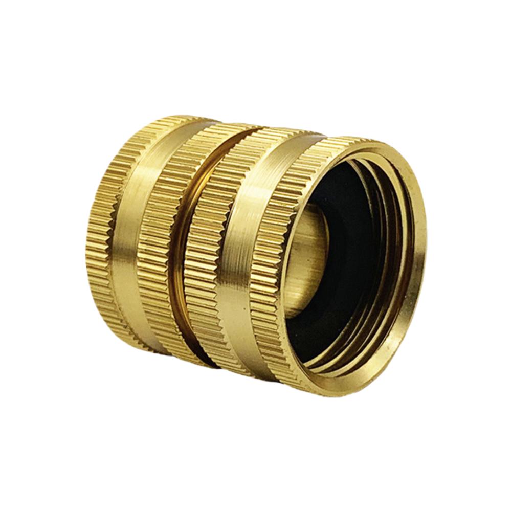 Two-Way Female Connector Solid Brass Garden Hose Adapter 3/4 Female-To-Female Hose Adapter For Garden Watering Irrigation
Two-Way Female Connector Solid Brass Garden Hose Adapter 3/4 Female-To-Female Hose Adapter For Garden Watering Irrigation