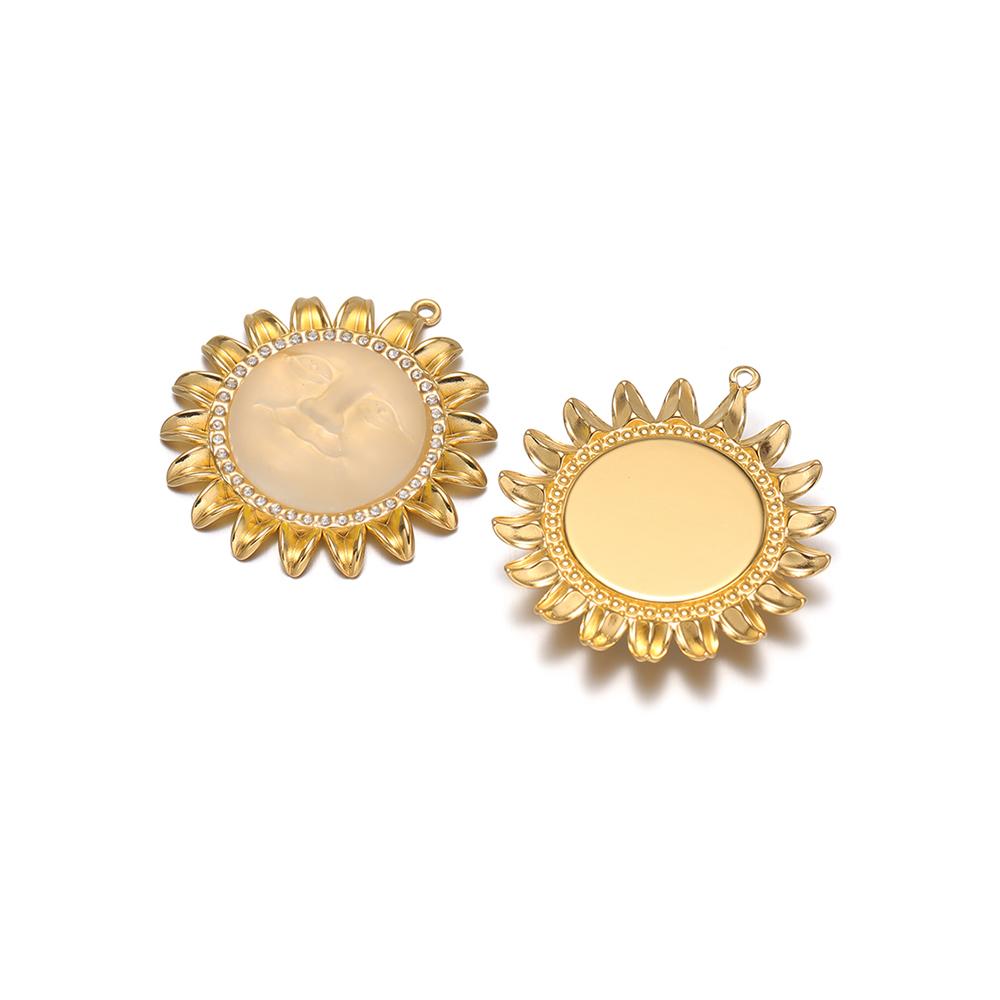 3Pcs Stainless Steel Sunflower Face Charms for DIY Vintage Jewelry Findings Necklace Pendant Bracelet Supplies Earrings Making
3Pcs Stainless Steel Sunflower Face Charms for DIY Vintage Jewelry Findings Necklace Pendant Bracelet Supplies Earrings Making