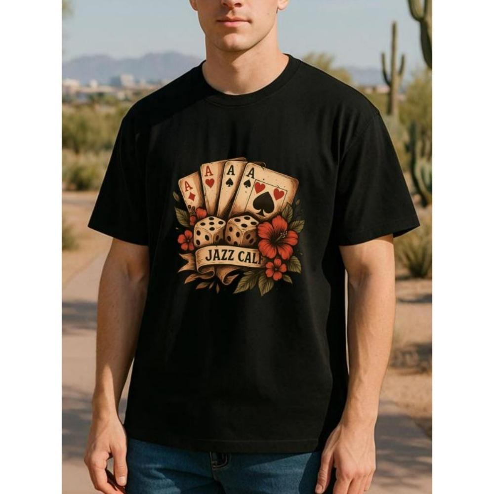 European Sizes JAZZ CALI Retro Badges _ Men S Print Short-Sleeved Loose Crew Neck T-Shirt, Breathable Fabric, All-Season Casual Wear S чёрный
European Sizes JAZZ CALI Retro Badges _ Men S Print Short-Sleeved Loose Crew Neck T-Shirt, Breathable Fabric, All-Season Casual Wear S чёрный